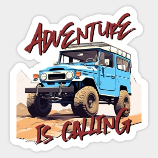 Adventure is calling Sticker